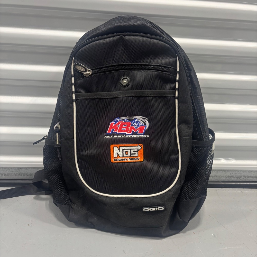 OGIO Kyle Busch Motorsports KBM NOS Energy Drink Black Backpack Racing Bag